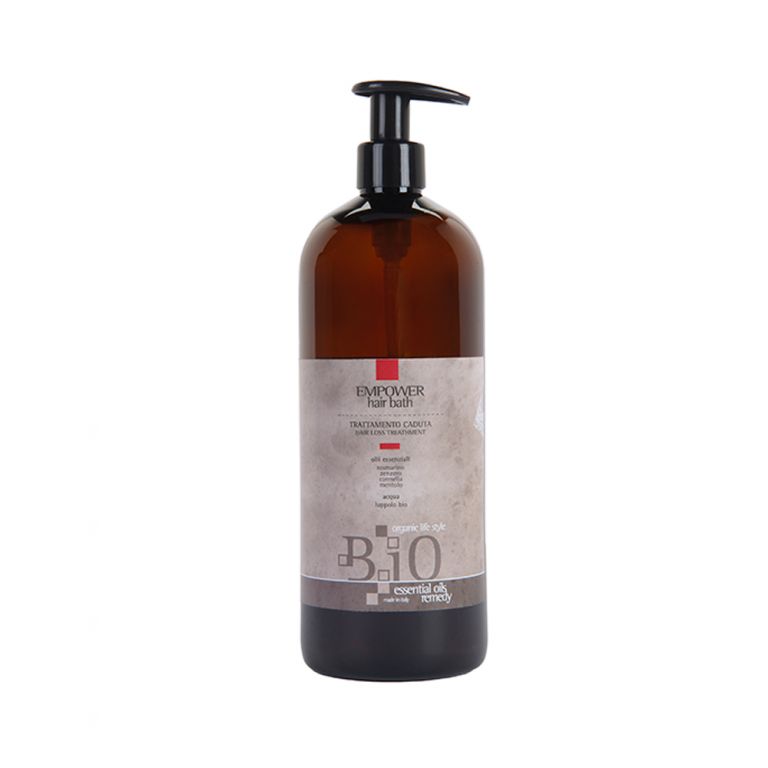 B.IO ESSENTIAL OILS REMEDY - EMPOWER HAIR BATH - SHAMPOO TRATTAMENTO CADUTA A BASE DI OLII ESSENZAILI 1000 ML