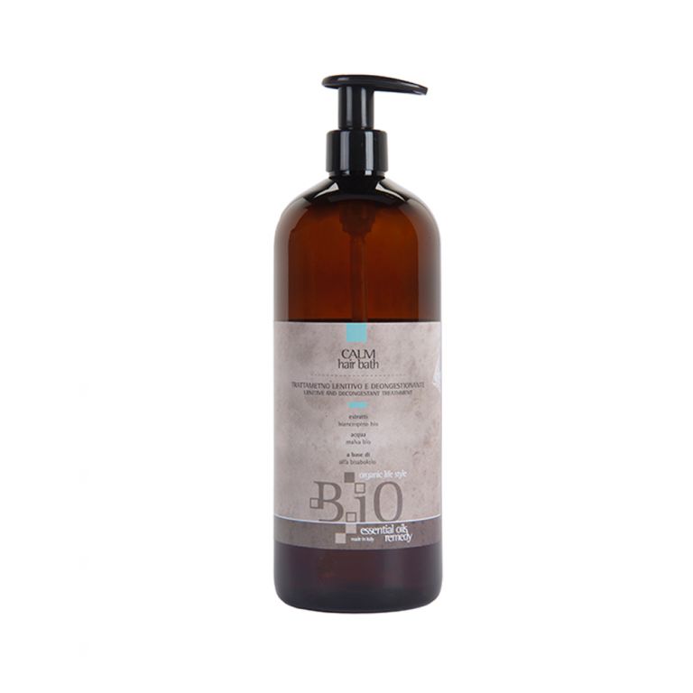 B.IO ESSENTIAL OILS REMEDY - CALM HAIR BATH - SHAMPOO TRATTAMENTO LENITIVO E DECONGESTIONANTE A BASE DI OLII ESSENZAILI 1000 ML