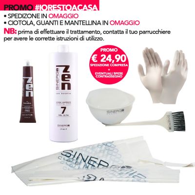 Kit COLORE  ZEN PROFESSIONAL HAIR COLOR SINERGY COSMETICS