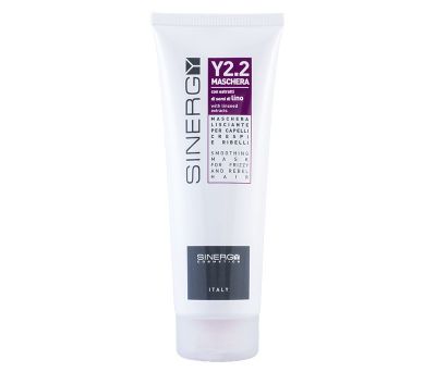 SINERGY-COSMETICS-Y2.2-MASCHERA-LISCIANTE-PER-CAPELLI-CRESPI-E-RIBELLI---250-ml