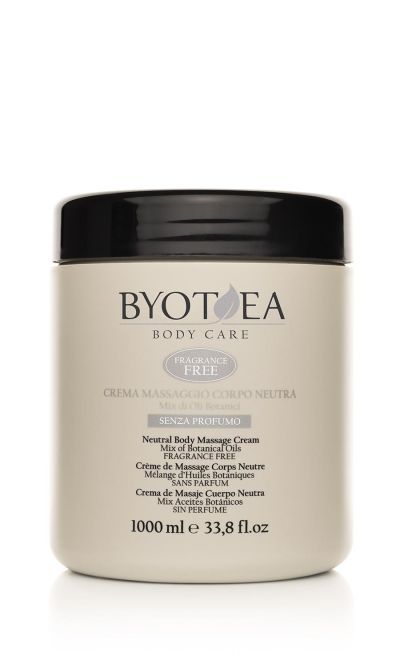 CREMA MASSAGGIO CORPO NEUTRA SENZA PROFUMO 1000ml BYOTHEA